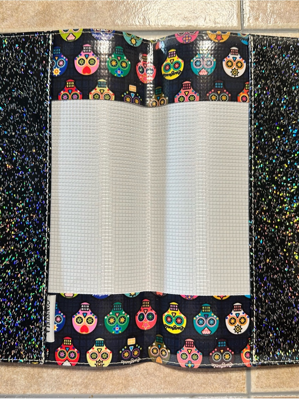 Consuela Multicolor Sugar Skull Notebook Cover - Never Used - Picture 3 of 8